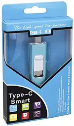 Картридер EasyLife USB-A/Type-C - MicroSD blue - миниатюра 2 Картридер EasyLife USB-A/Type-C - MicroSD blue - миниатюра 2