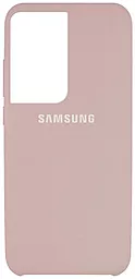 Чехол Epik Silicone Cover (AAA) Samsung G980 Galaxy S20 Pink Sand