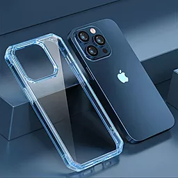 Чехол Octagon Crystal Case для iPhone 13 Pro Max Sierra Blue - миниатюра 4