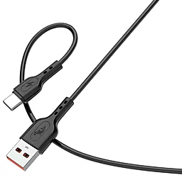 Кабель SkyDolphin S66T USB-A - Type-C 12w 2.4a 1м cable Black - фото Кабель SkyDolphin S66T USB-A - Type-C 12w 2.4a 1м cable Black