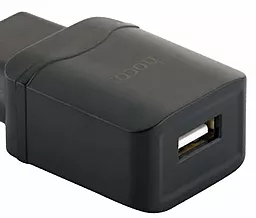 Сетевое зарядное устройство Hoco C22A 2.4a home charger + Lightning cable black - миниатюра 4 Сетевое зарядное устройство Hoco C22A 2.4a home charger + Lightning cable black - миниатюра 4
