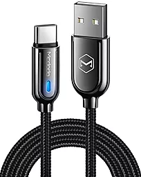 USB Кабель McDodo Smart Series Auto Power Off 12W 2.4A USB Type-C Cable Black (CA-6190)