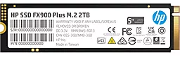 SSD Накопитель HP FX900 Plus 2TB M.2 NVMe (7F618AA) - фото SSD Накопитель HP FX900 Plus 2TB M.2 NVMe (7F618AA)
