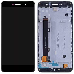 Дисплей Huawei Y6 Pro 2015, Enjoy 5, Honor 4C Pro, Honor Play 5X с тачскрином и рамкой, оригинал, Black - фото Дисплей Huawei Y6 Pro 2015, Enjoy 5, Honor 4C Pro, Honor Play 5X с тачскрином и рамкой, оригинал, Black