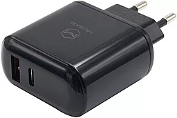 Сетевое зарядное устройство McDodo 20W PD/QC USB-C/USB-A black (CH-7170) - фото Сетевое зарядное устройство McDodo 20W PD/QC USB-C/USB-A black (CH-7170)