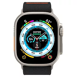 Нейлоновый ремешок Spigen Lite Fit Ultra для Apple Watch 49, 45, 44, 42 mm Black (AMP05983) - миниатюра 4
