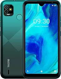 Смартфон Tecno Pop 5 (BD2d) 2/32GB Dual Sim Ice Lake Green (4895180775109) - фото Смартфон Tecno Pop 5 (BD2d) 2/32GB Dual Sim Ice Lake Green (4895180775109)