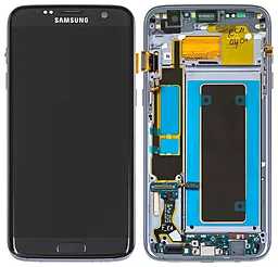 Дисплей Samsung Galaxy S7 Edge G935 з тачскріном і рамкою, (OLED), Black
