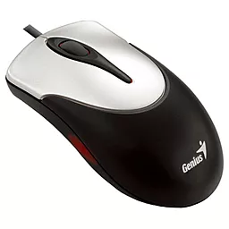 Компьютерная мышка Genius NS-100 USB (31010232100) Black/Silver - фото Компьютерная мышка Genius NS-100 USB (31010232100) Black/Silver