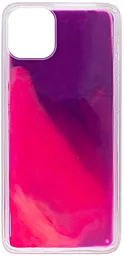 Чехол Epik Neon Sand glow in the dark Apple iPhone 12 Mini Purple/Pink