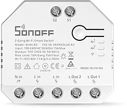 Розумний 2-полюсний перемикач Sonoff Wi-Fi (HS082321) - мініатюра 2