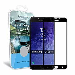 Защитное стекло MAKE Full Cover Samsung J400 Galaxy J4 2018 Black (MGFCSJ418B)