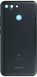 Задняя крышка корпуса Xiaomi Redmi 6 на 2 Sim карты Original Black - фото Задняя крышка корпуса Xiaomi Redmi 6 на 2 Sim карты Original Black