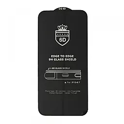Захисне скло 1TOUCH  6D EDGE TO EDGE для Apple iPhone 13 Pro Max/ 14 Plus (без упаковки) Black