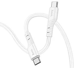 Кабель Hoco X97 Crystal Silicone USB Type-C - Type-C 60w 3a 1м PD cable White - миниатюра 2 Кабель Hoco X97 Crystal Silicone USB Type-C - Type-C 60w 3a 1м PD cable White - миниатюра 2