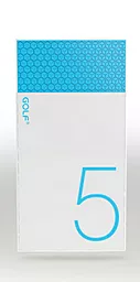 Повербанк GOLF Hive5 5000mAh White/Blue - фото Повербанк GOLF Hive5 5000mAh White/Blue