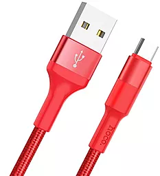 Кабель Hoco X26 Xpress USB-A - Type-C 18w 2a 1м cable Red - мініатюра 2 Кабель Hoco X26 Xpress USB-A - Type-C 18w 2a 1м cable Red - мініатюра 2