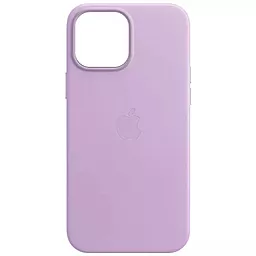 Чехол Apple Leather Case with MagSafe for iPhone 12, iPhone 12 Pro Elegant Purple
