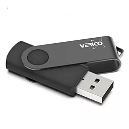 Флешка Verico 64Gb Flip (1UDOV-R0BK63-NN) Black - фото Флешка Verico 64Gb Flip (1UDOV-R0BK63-NN) Black