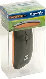 Компьютерная мышка Defender NetSprinter 440 (52444) Black/Orange - миниатюра 4