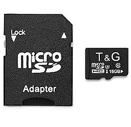 Карта пам'яті T&G MicroSDHC 16GB UHS-I U3 Class 10 + SD-adapter (TG-16GBSD10U3-01) - фото Карта пам'яті T&G MicroSDHC 16GB UHS-I U3 Class 10 + SD-adapter (TG-16GBSD10U3-01)