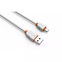 Кабель USB LDNio 2M micro USB Cable White (LS02) - миниатюра 3