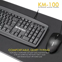 Комплект (клавиатура+мышка) Fantech KM100 - миниатюра 6