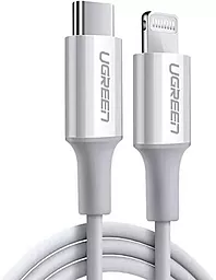 USB PD Кабель Ugreen US171 MFI 20w 3a 0.25m USB Type-C - Lightning cable white (60746)