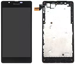 Дисплей Microsoft Lumia 540 (RM-1140, RM-1141) с тачскрином и рамкой, оригинал, Black - фото Дисплей Microsoft Lumia 540 (RM-1140, RM-1141) с тачскрином и рамкой, оригинал, Black