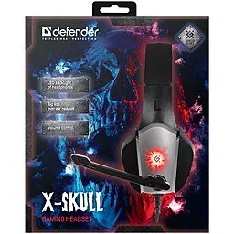 Навушники Defender X-Skull Black - мініатюра 12