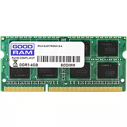Оперативна пам'ять для ноутбука GooDRam SoDIMM DDR3 8GB 1600 MHz (GR1600S364L11/8G)