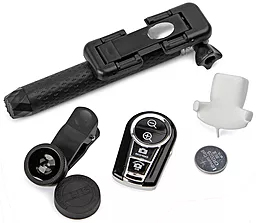 Моноподы, селфи-палки UFT SS15 ZOOM+Bluetooth 4 in 1 Black - фото Моноподы, селфи-палки UFT SS15 ZOOM+Bluetooth 4 in 1 Black