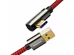 USB Кабель Baseus Legend Series Elbow Fast Charging 66Ww 6a USB Type-C cable  red (CACS000409) - мініатюра 2