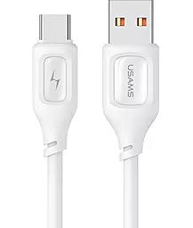 USB Кабель Usams US-SJ619 18w 3a USB Type-C cable white (SJ619USB02)