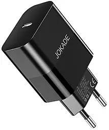 Сетевое зарядное устройство Jokade JB072 30w PD USB-C fast charger black - фото Сетевое зарядное устройство Jokade JB072 30w PD USB-C fast charger black