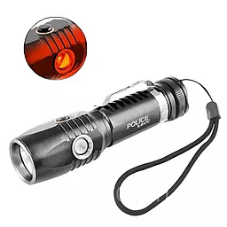 Фонарик аккумуляторный Bailong Police BL-8519 T6+1RED (1x18650) - фото Фонарик аккумуляторный Bailong Police BL-8519 T6+1RED (1x18650)