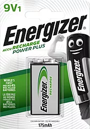 Аккумулятор Energizer Recharge Power Plus HR6F22 LSD Ni-MH 175 mAh BL 1шт