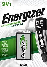 Аккумулятор Energizer Recharge Power Plus HR6F22 LSD Ni-MH 175 mAh BL 1шт - фото Аккумулятор Energizer Recharge Power Plus HR6F22 LSD Ni-MH 175 mAh BL 1шт