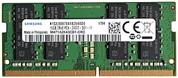 Оперативная память для ноутбука Samsung SODIMM DDR4 16GB 2400MHz (M471A2K43CB1-CRC)