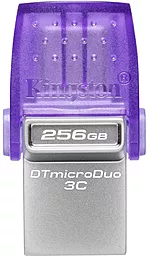 Флешка Kingston 256 GB DataTraveler microDuo 3C (DTDUO3CG3/256GB) - миниатюра 2