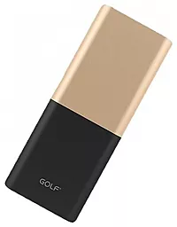 Повербанк GOLF G27 10000mAh Black/Gold - фото Повербанк GOLF G27 10000mAh Black/Gold