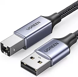 Кабель (шлейф) Ugreen US369 USB 2.0 AM/BM 2м черный (80803) - фото Кабель (шлейф) Ugreen US369 USB 2.0 AM/BM 2м черный (80803)