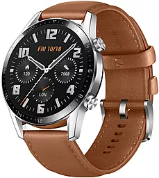 Смарт-годинник Huawei Watch GT 2 Classic Silver (55024470) - фото Смарт-годинник Huawei Watch GT 2 Classic Silver (55024470)