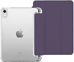 Чехол-книжка TPU Edge BeCover с креплением Apple Pencil для Apple iPad 10.9" 2022/2024, iPad 2025 11" Purple (708487) - фото Чехол-книжка TPU Edge BeCover с креплением Apple Pencil для Apple iPad 10.9" 2022/2024, iPad 2025 11" Purple (708487)