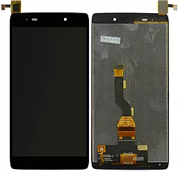 Дисплей Alcatel One Touch Idol 3 Mini 6039 (6039Y, 6039H, 6039K) з тачскріном, Black