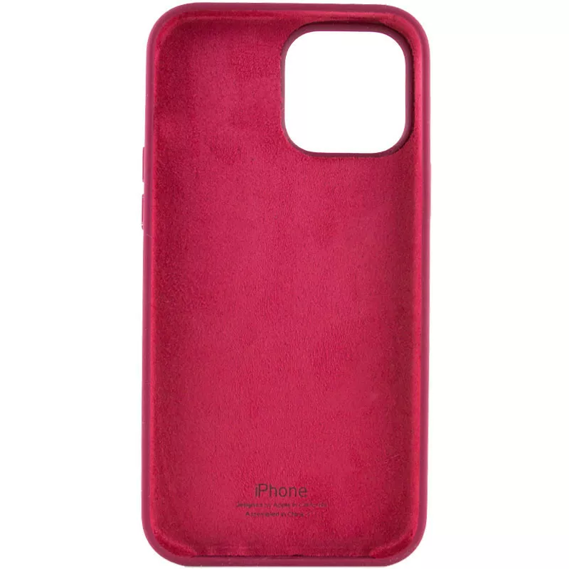 Чехол Silicone Case Full для Apple iPhone 15 Maroon - фото 2