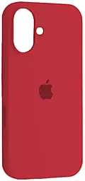 Чехол Silicone Case Full для Apple iPhone 16 Pink Citrus - фото Чехол Silicone Case Full для Apple iPhone 16 Pink Citrus