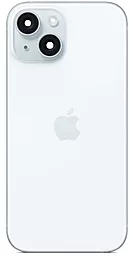 Задня кришка корпусу Apple iPhone 15 зі склом камери Original Blue - фото Задня кришка корпусу Apple iPhone 15 зі склом камери Original Blue