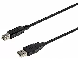 Кабель (шлейф) Grand-X USB 2.0 AM/BM 1.8м чёрный (PR-18)