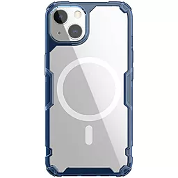 Чехол Nillkin TPU Nature Pro Magnetic для Apple iPhone 13 (6.1") Синий (прозрачный)